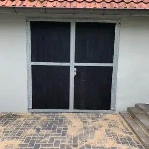 Dubbele draaideur met dag en nachtslot